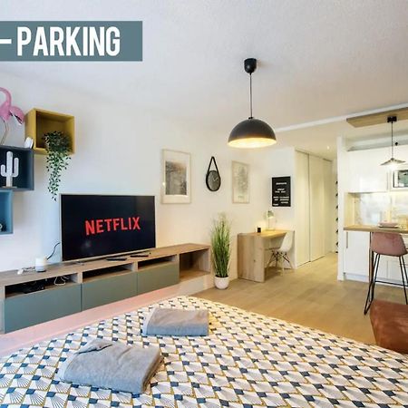 Studio Terrasse & Parking Gratuit En Residence Nîmes Dış mekan fotoğraf