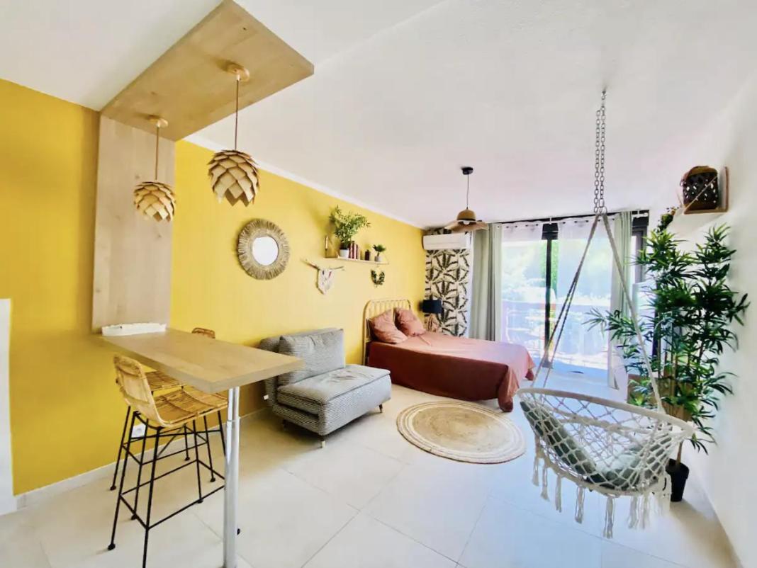 Studio Terrasse & Parking Gratuit En Residence Nîmes Dış mekan fotoğraf